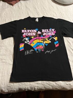 Elton John & Billy Joel Face2Face Tour 2009 TShirt - M